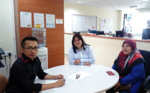 Pertemuan dengan konsuler KJRI Johor Bahru