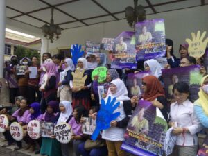 Aksi Reli Mogok Makan Jaringan Advokasi Perlindungan Pekerja Informal DIY