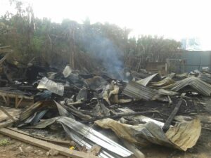 Sisa-sisa Kebakaran Rumah Kongsi Pekerja Indonesia di Kuala Lumpur