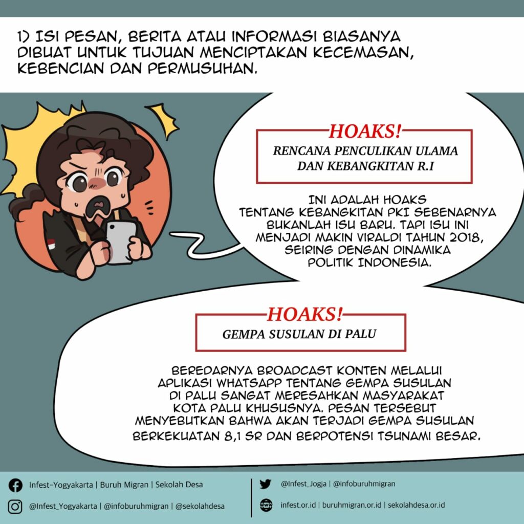 Bahasa Indonesia Infografik Mengenal Berita Bohong Atau Hoaks